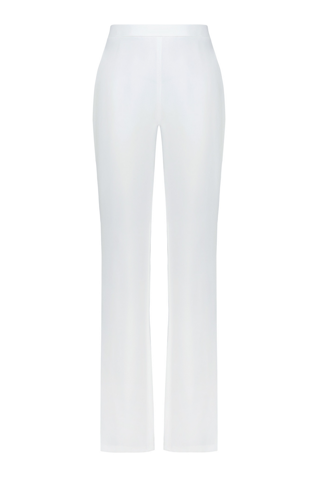 ELEGIA WHITE SILK CLASSICAL PANTS