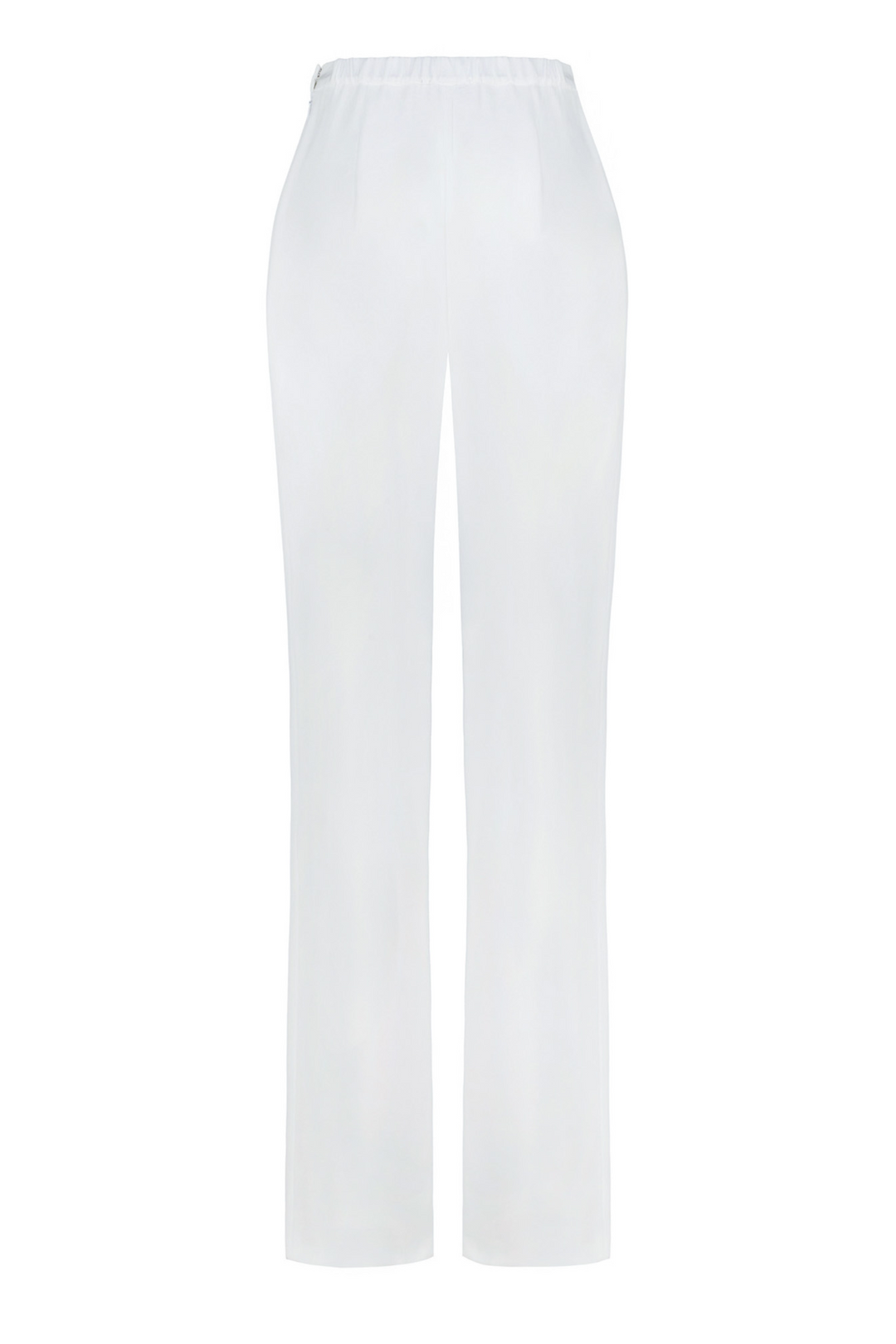 ELEGIA WHITE SILK CLASSICAL PANTS