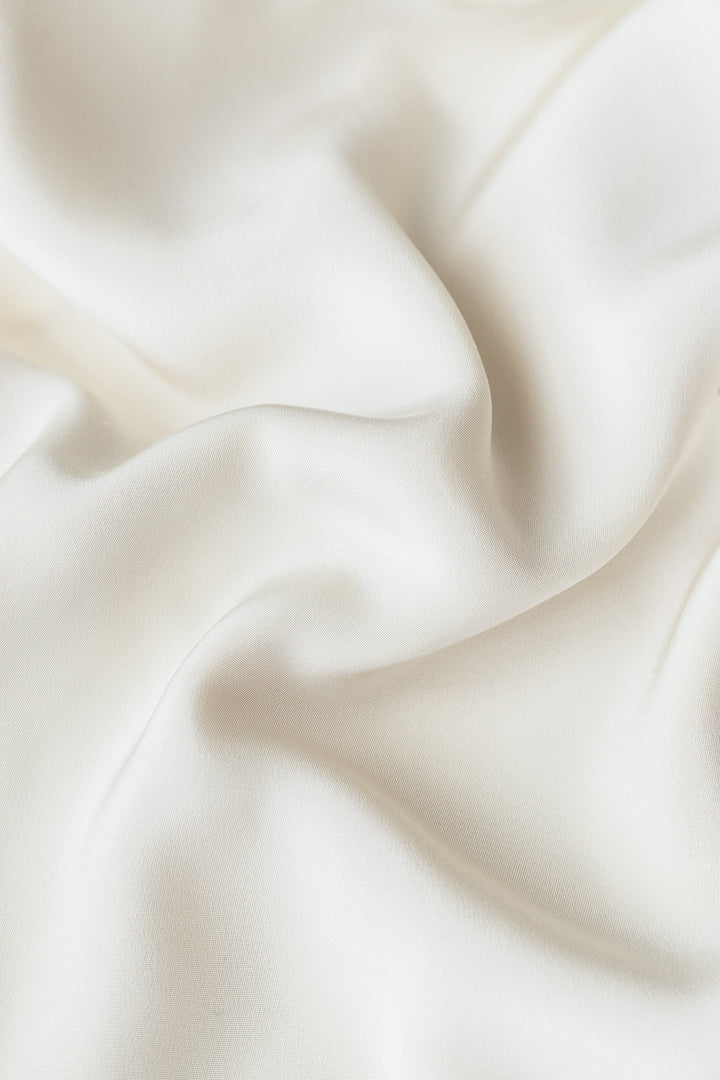 GLADIOLUS CREAM SILK SLIP SKIRT