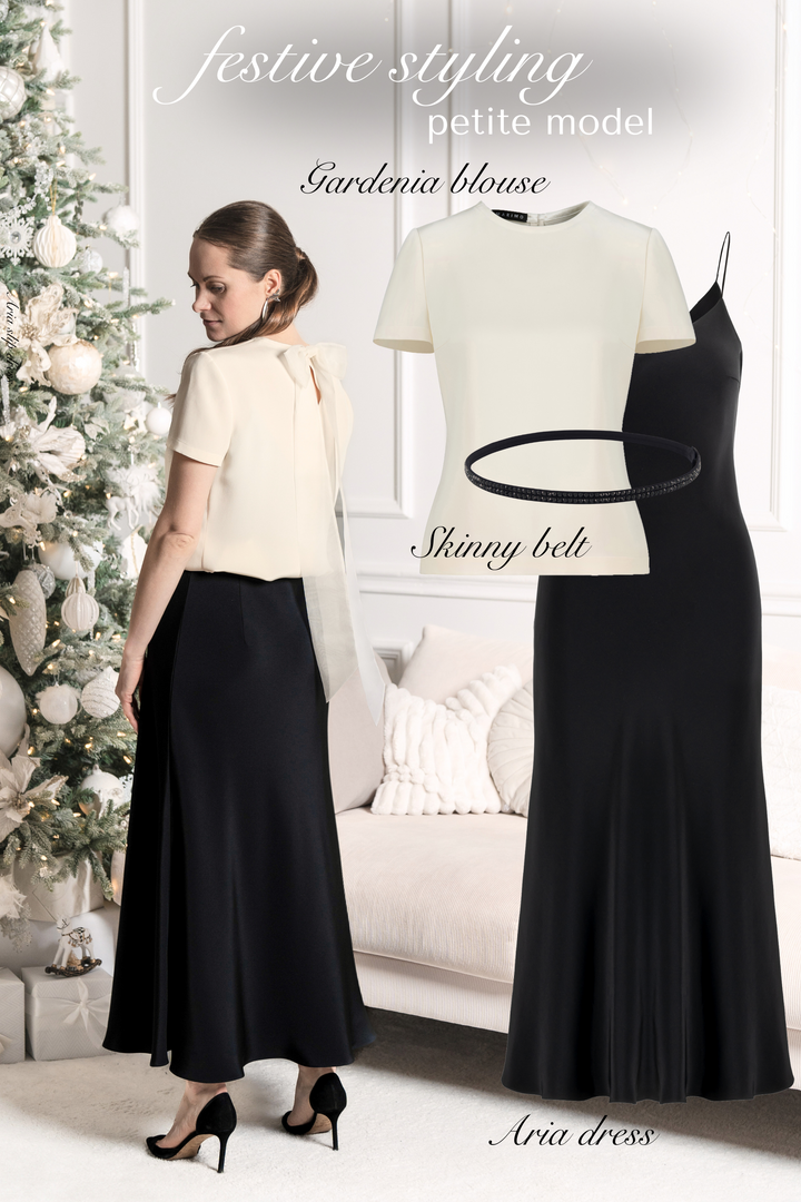 SKINNY BLACK CRYSTAL BELT