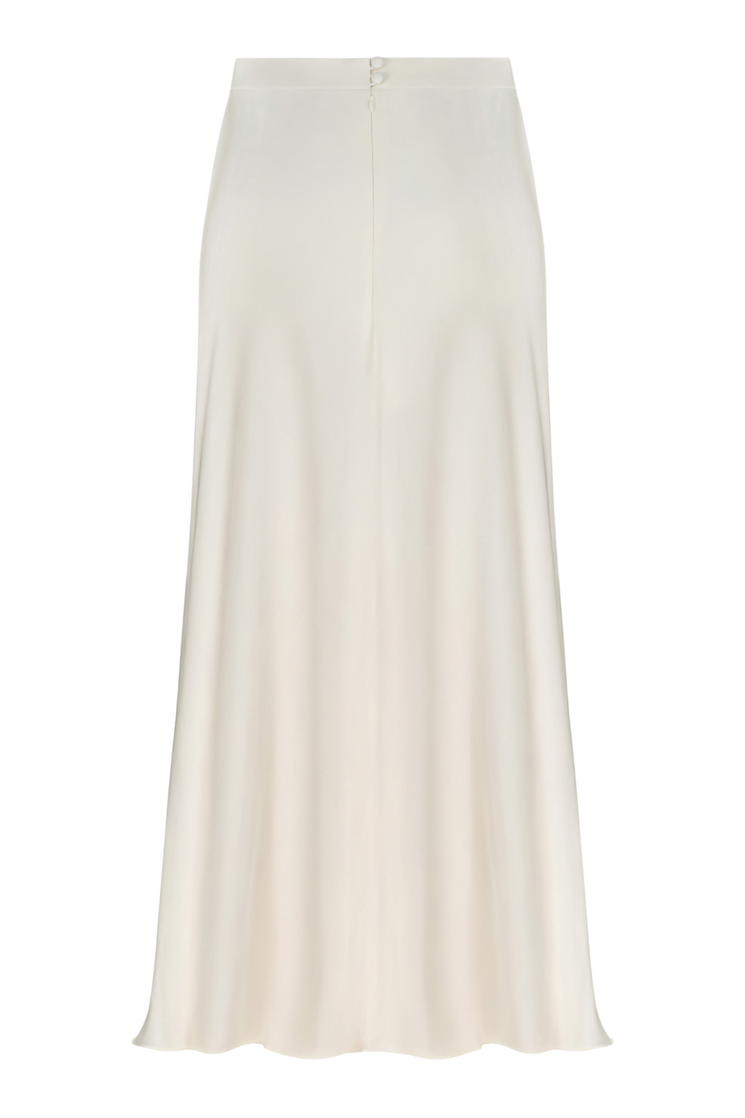 GLADIOLUS CREAM SILK SLIP SKIRT