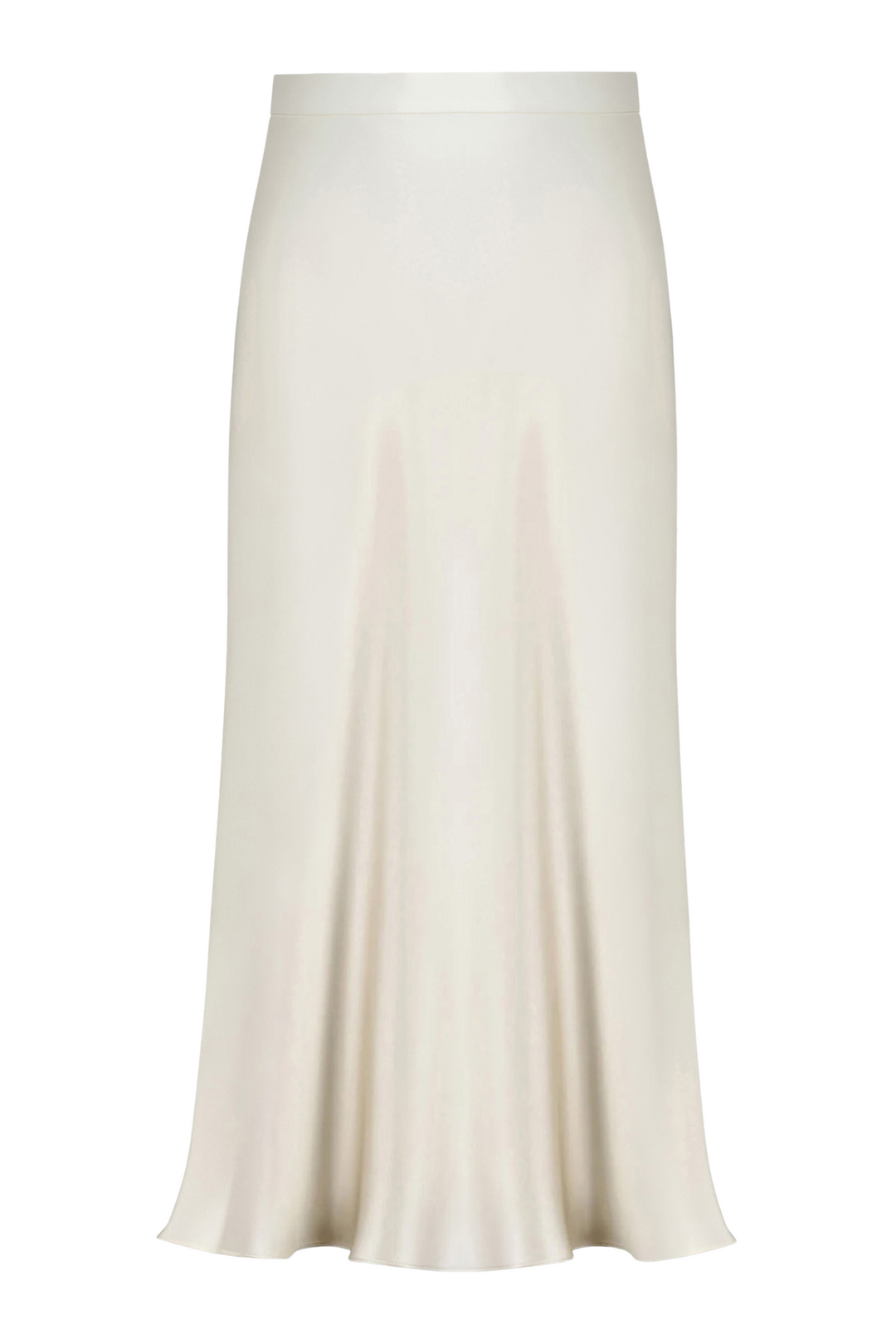 GLADIOLUS CREAM SILK SLIP SKIRT