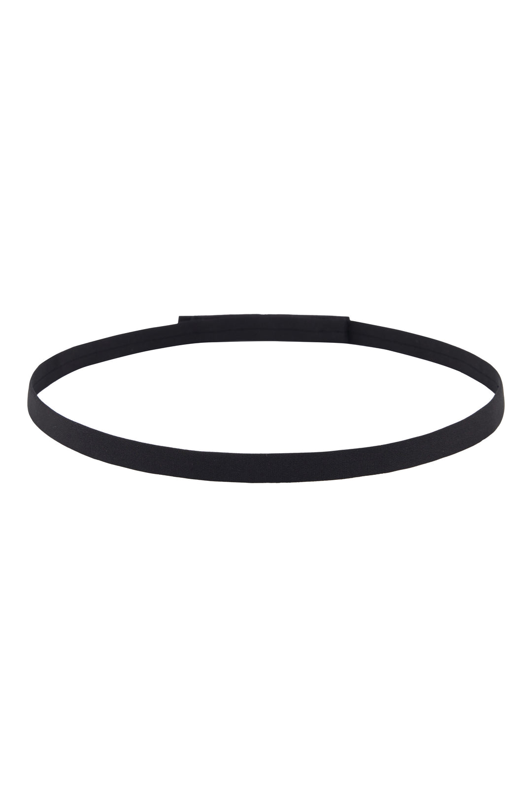 SKINNY BLACK BELT WITH CRYSTAL ELEMENT
