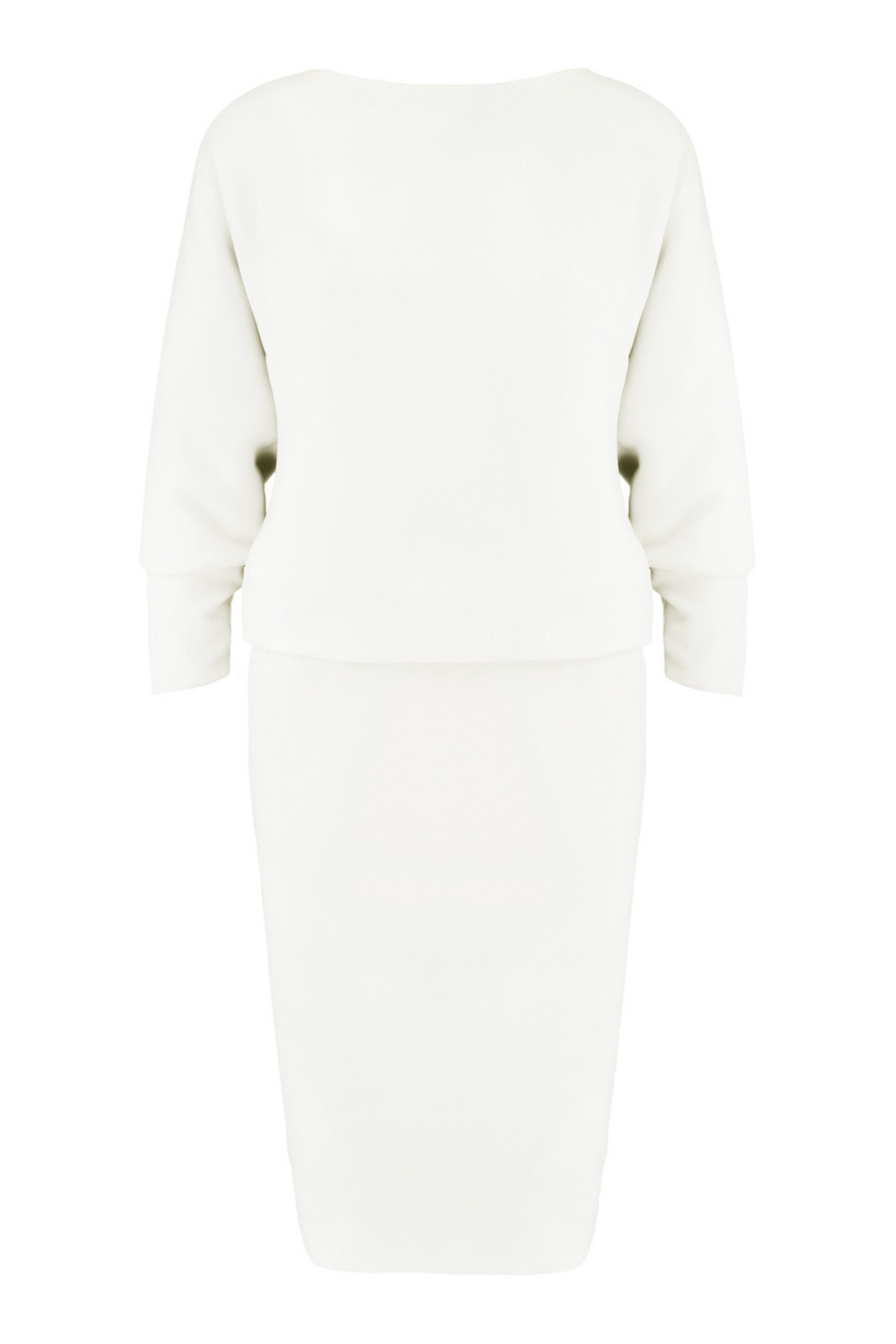 KAEMPFERIA ELEGANT IVORY OPEN BACK DRESS