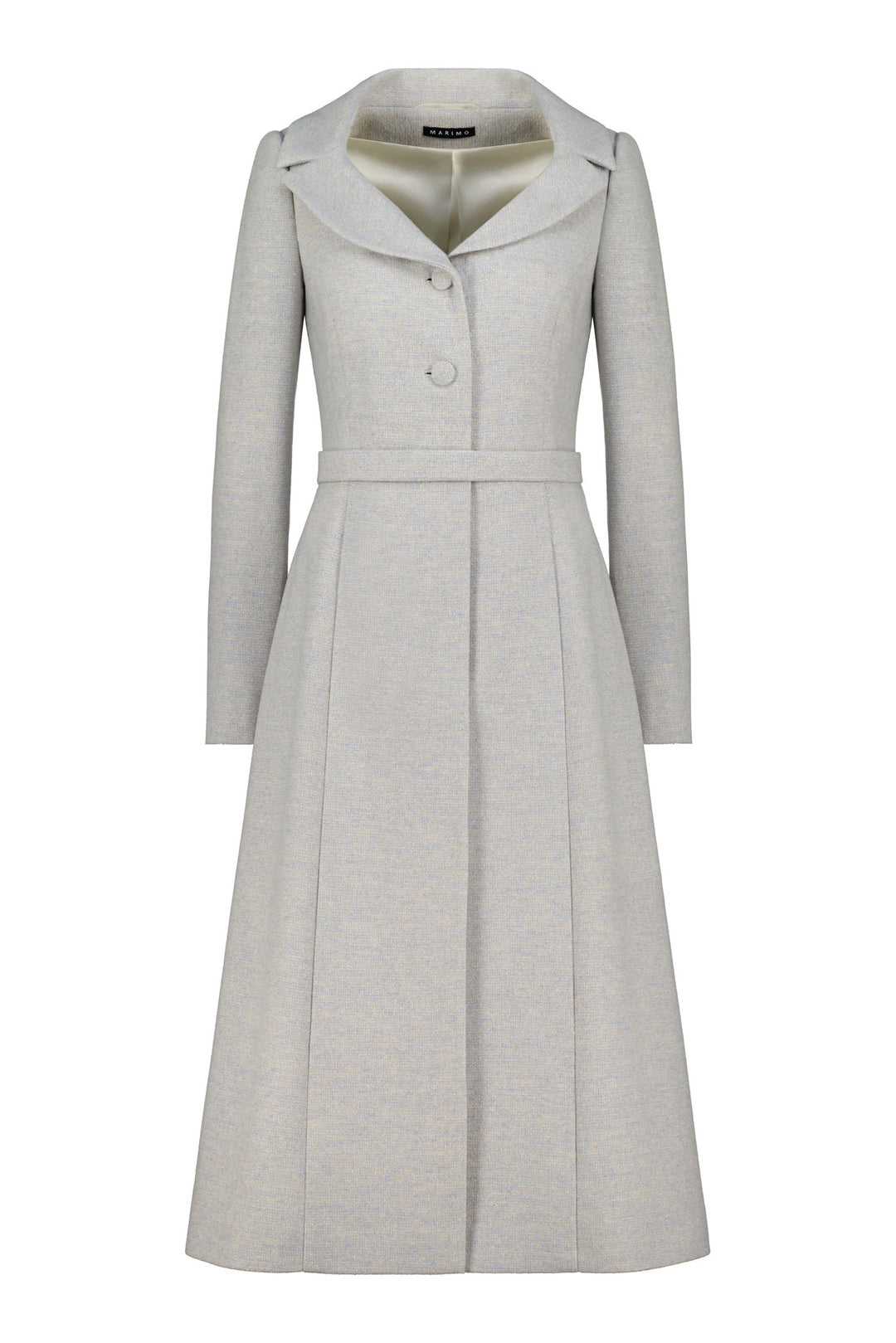 LOTUS GRAY WOOL CASHMERE TWEED COAT DRESS
