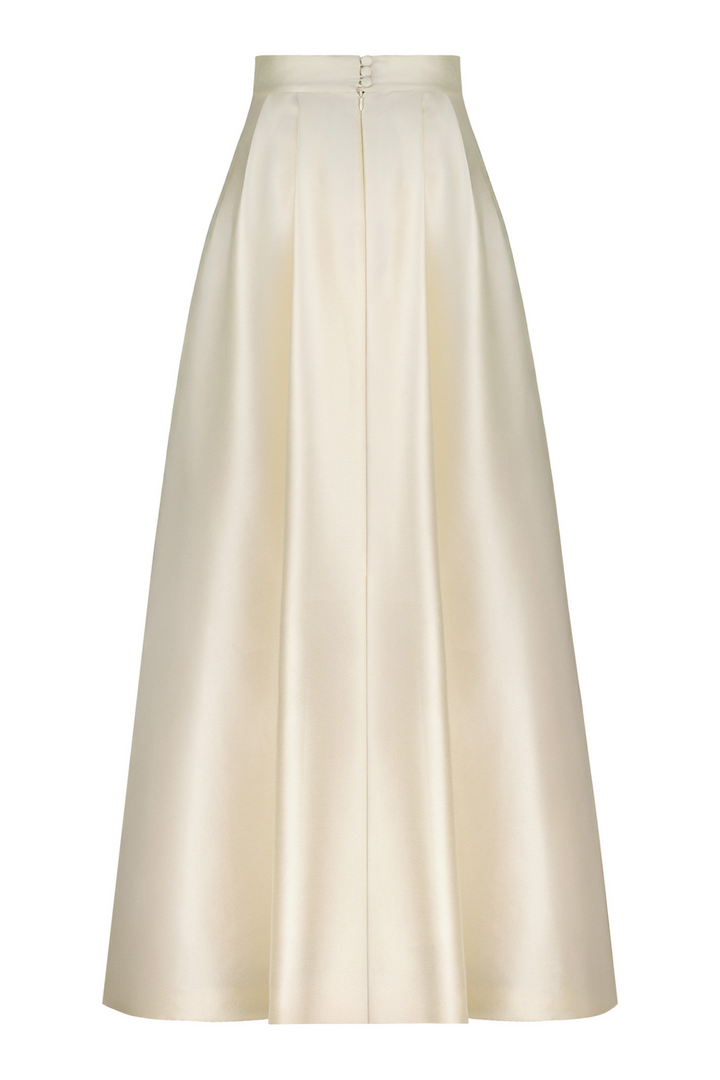 GLORIOSA BUTTER YELLOW MAXI SKIRT