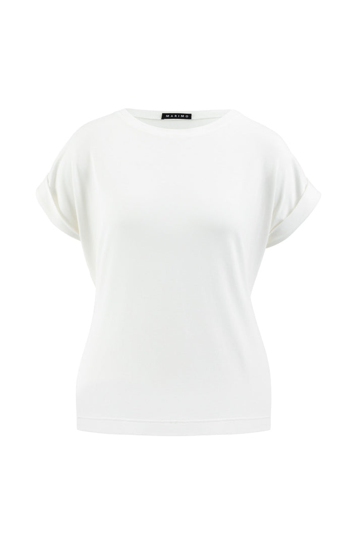 LOBELIA WHITE JERSEY T-SHIRT