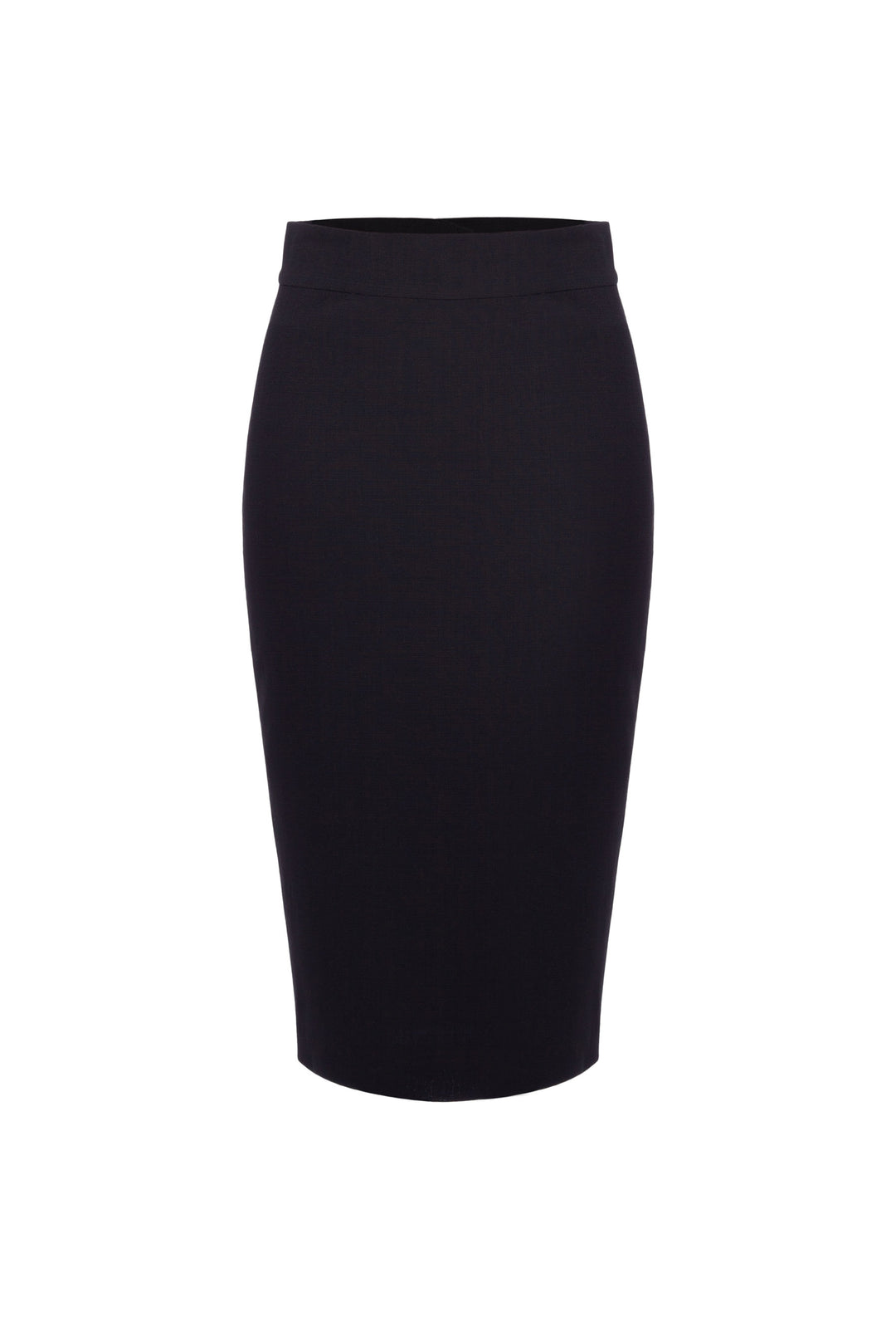 LAGETTA BLACK WOOL PENCIL SKIRT