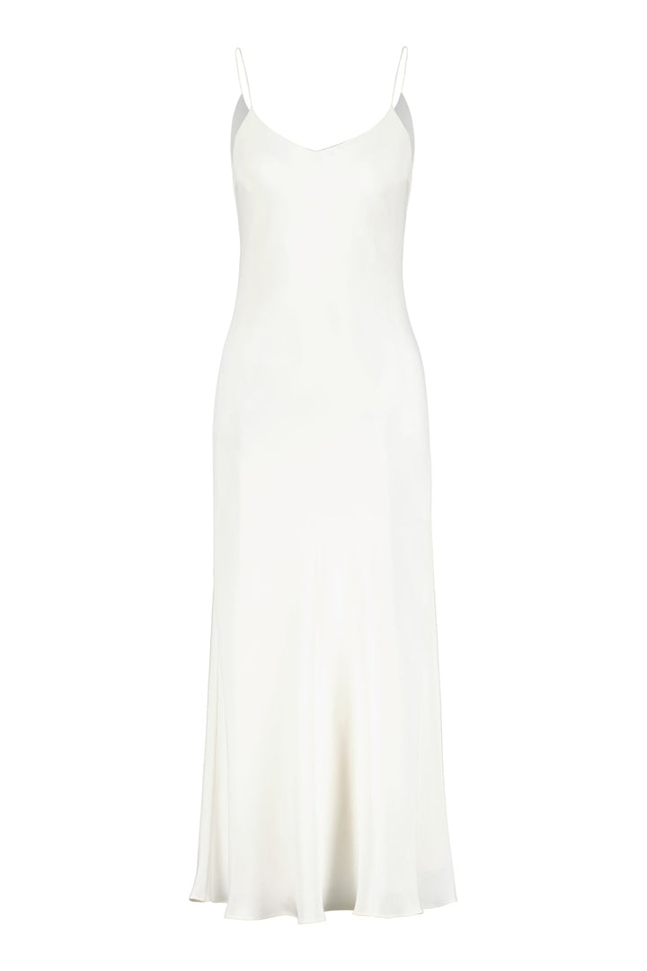ARIA IVORY SILK SLIP DRESS