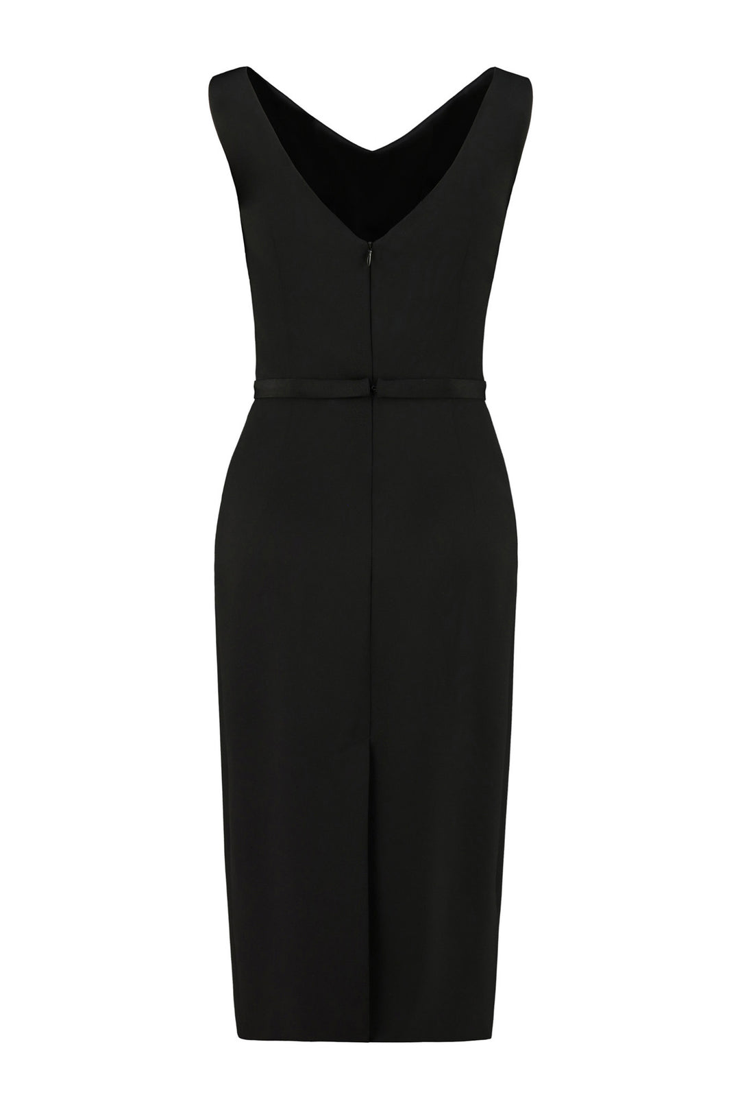LAGENANDRA LITTLE BLACK SILK PENCIL DRESS