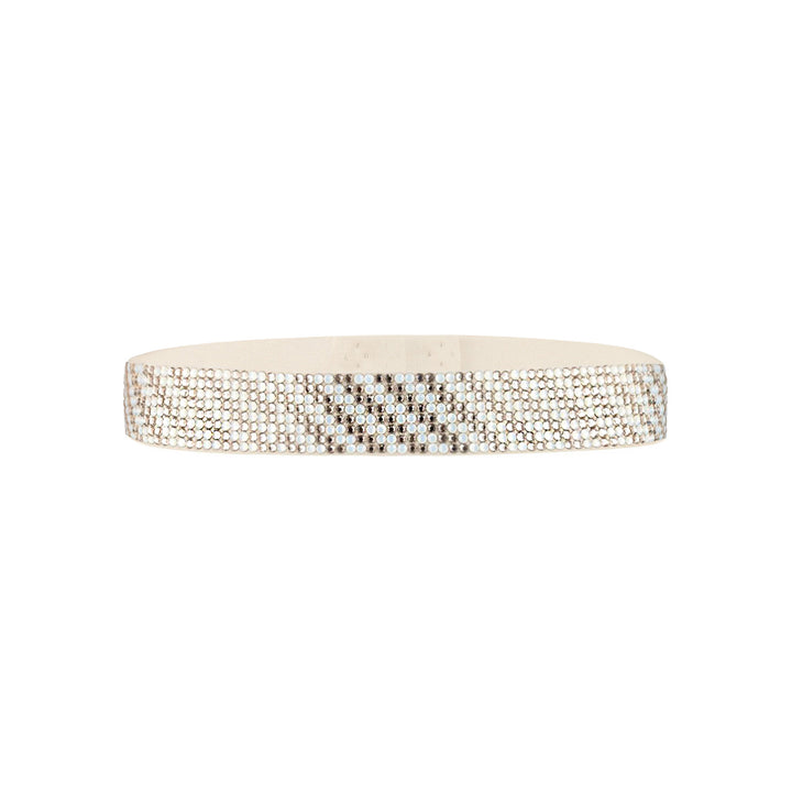 WIDE PATTERNED CRYSTAL BELT