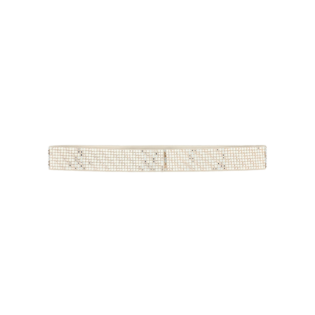 WIDE PATTERNED CRYSTAL BELT