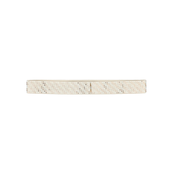 WIDE PATTERNED CRYSTAL BELT