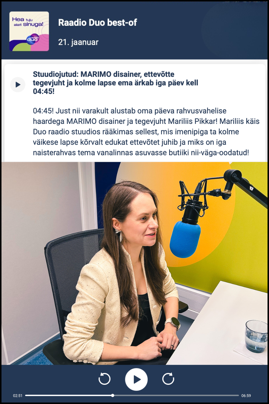 RAADIO DUO studio interview LIVE