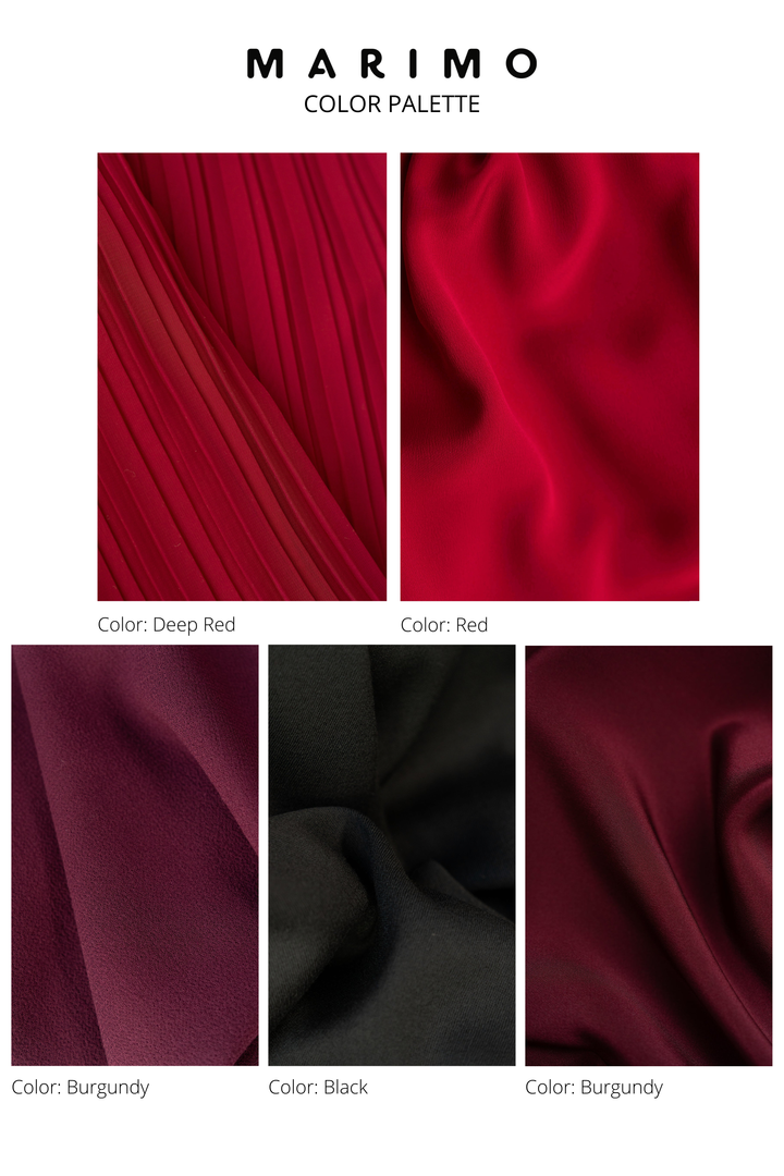 BASE CAPSULE WARDROBE SET: RED & BLACK