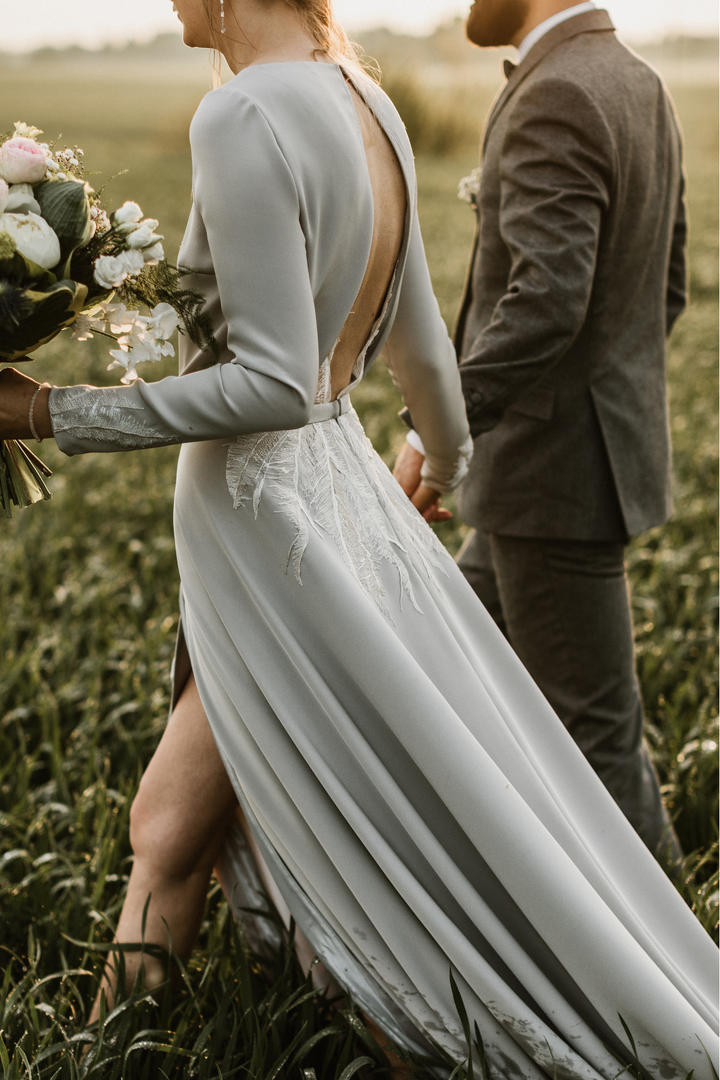 CUSTOM RECEPTION GOWN