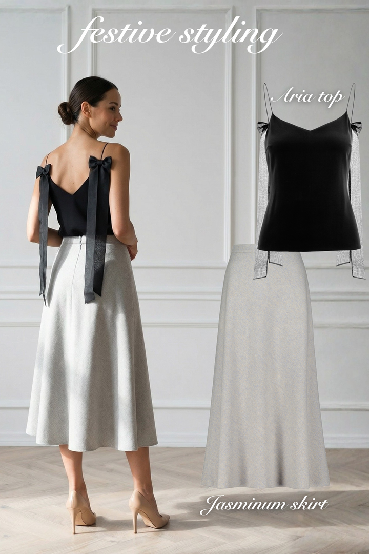 FULL CAPSULE WARDROBE SET: GRAY & BLACK