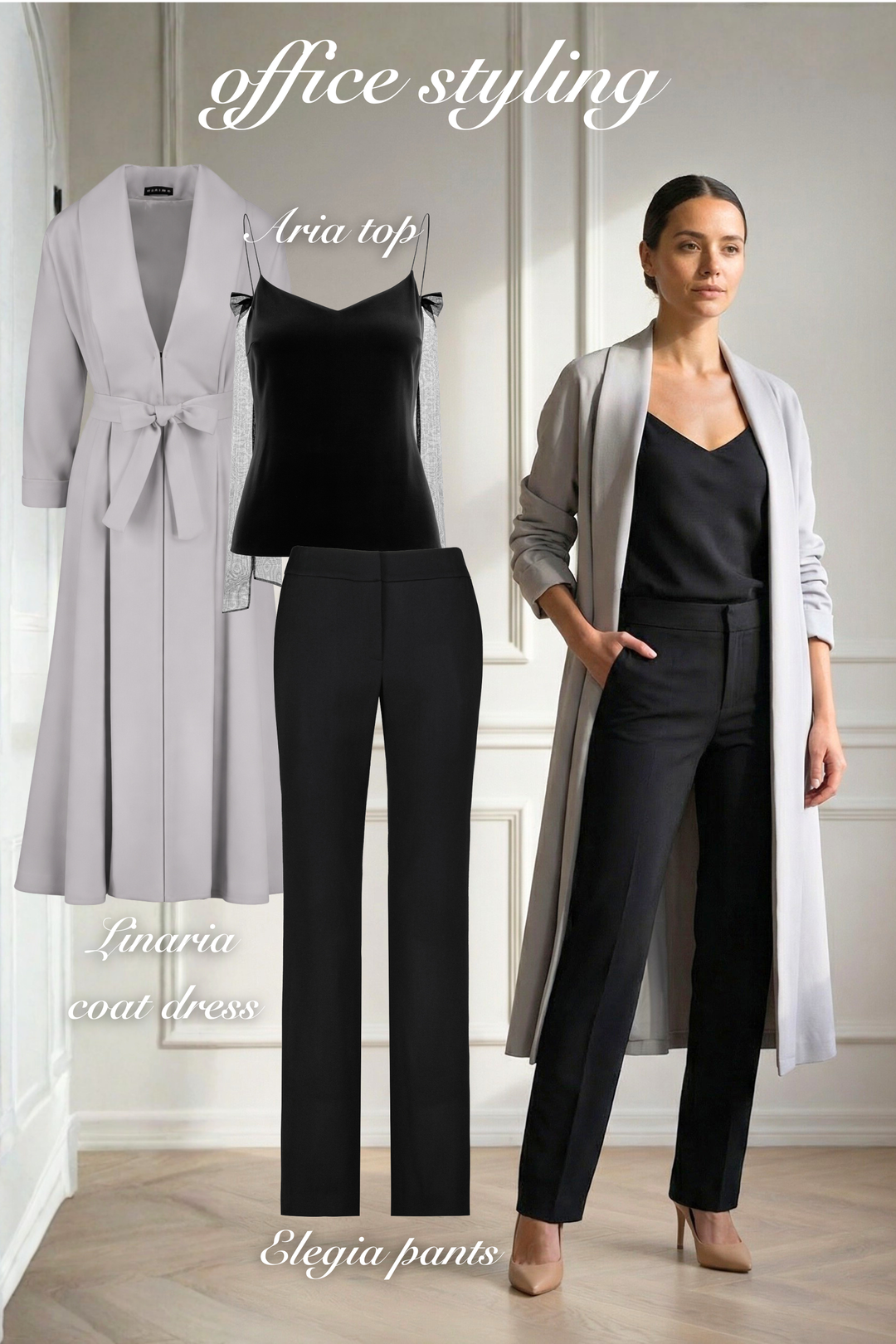 FULL CAPSULE WARDROBE SET: GRAY & BLACK