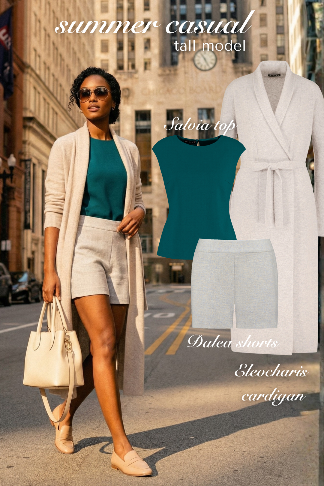 SALVIA TEAL WOOL CREPE BLOUSE