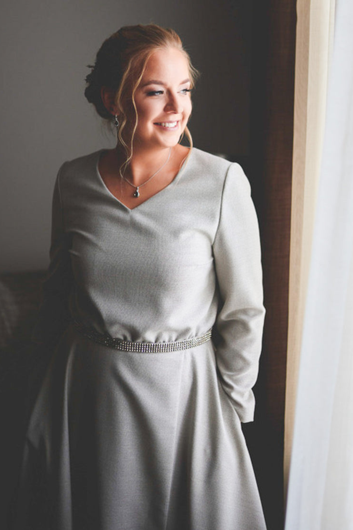 CUSTOM RECEPTION GOWN