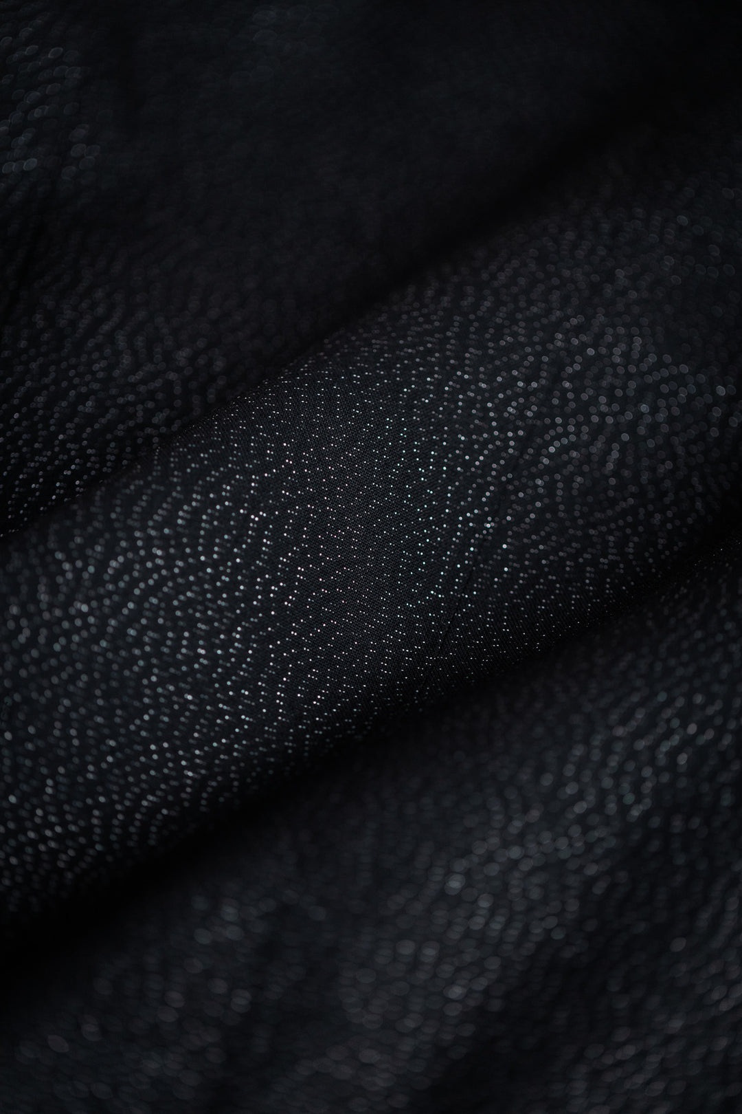 MEESIA BLACK SLIGHTLY GLITTERING WOOL BLEND VEST