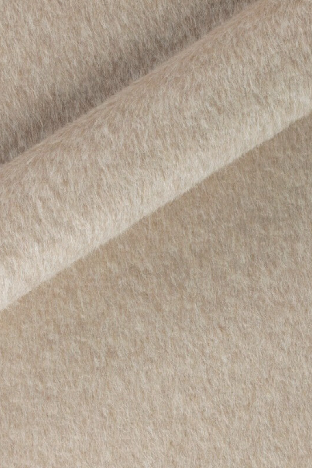 LALLEMANTIA BEIGE OVERSIZED BABY ALPACA BLEND WINTER COAT