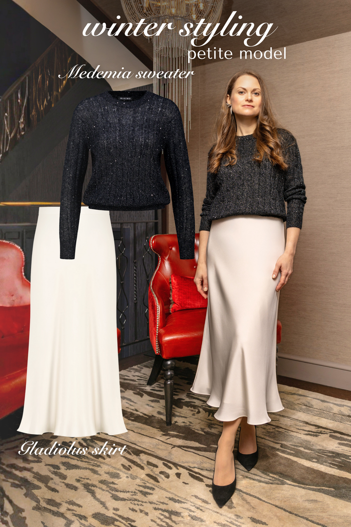 MEDEMIA BLACK SILVER CABLE-KNIT ALPACA WOOL BLEND SWEATER