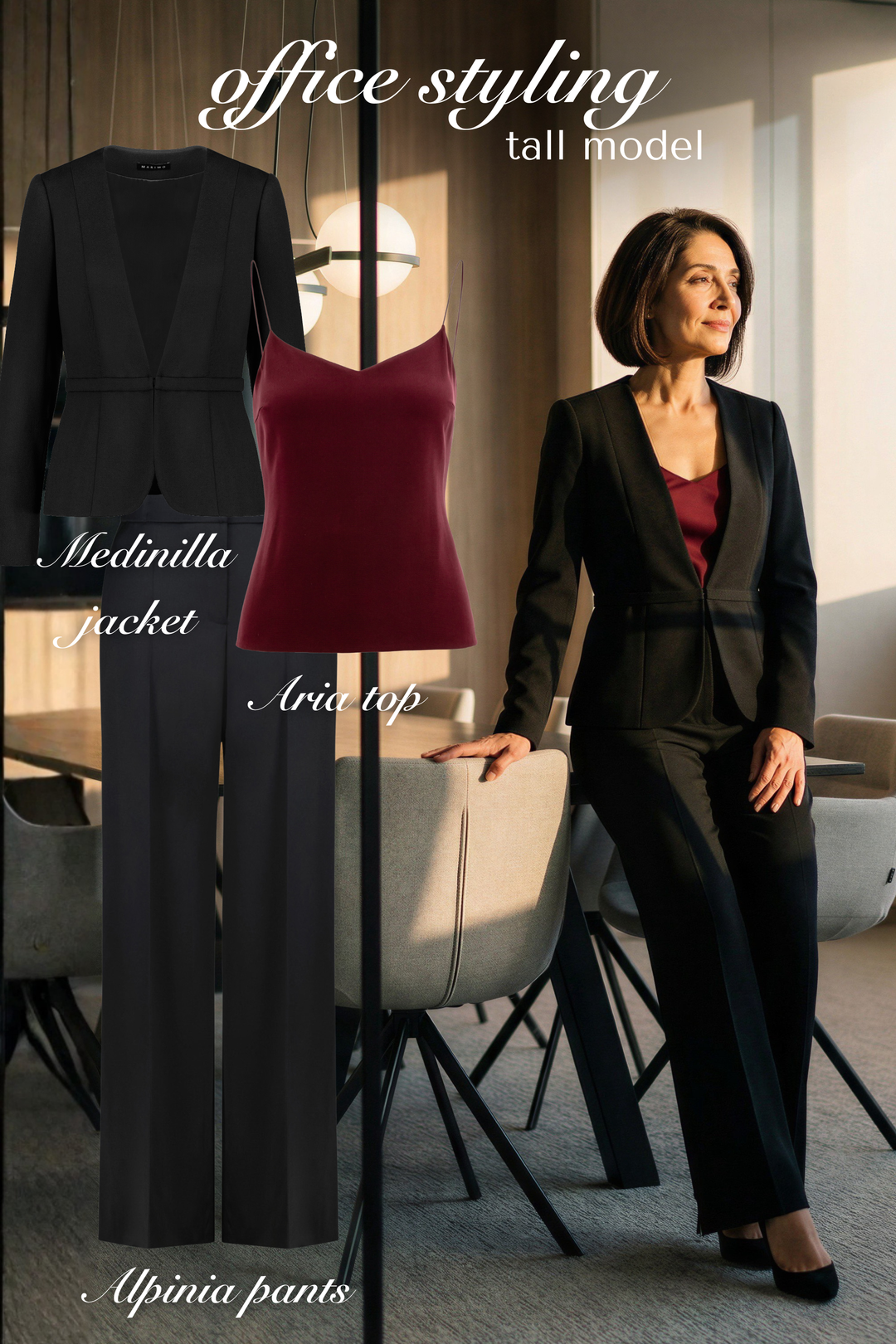 BASE CAPSULE WARDROBE SET: RED & BLACK