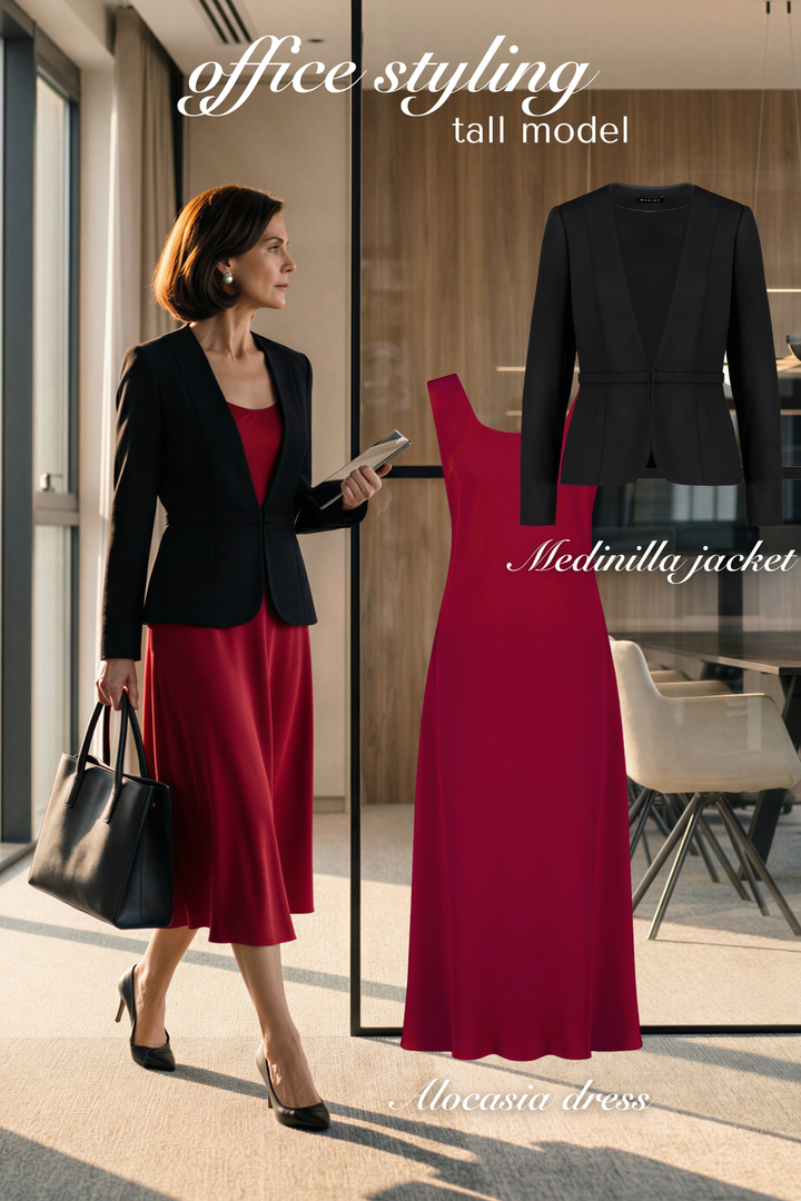 BASE CAPSULE WARDROBE SET: RED & BLACK