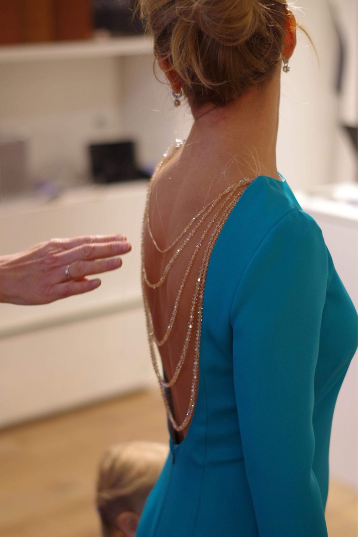 CUSTOM RECEPTION GOWN