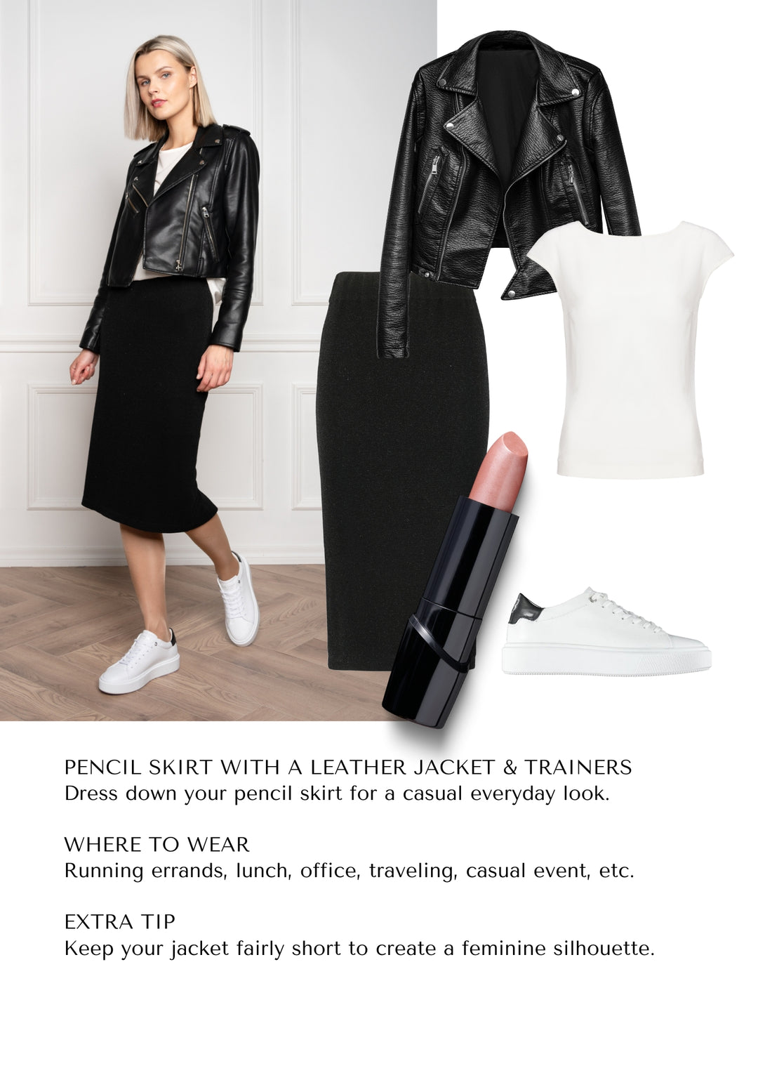 STYLE GUIDE - HOW TO STYLE A PENCIL SKIRT