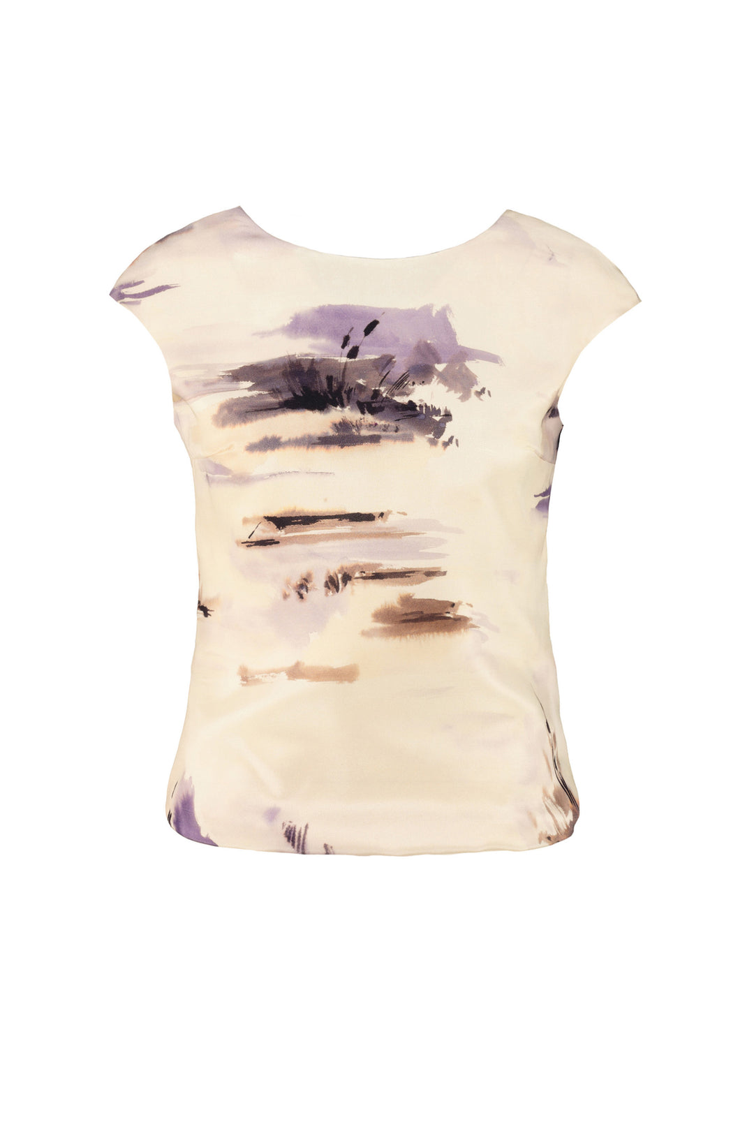 ADONIDIA AQUARELLE SILK TOP