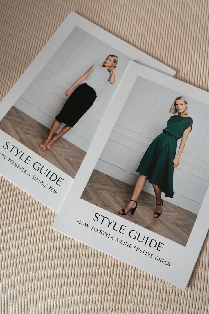 STYLE GUIDE - HOW TO STYLE A-LINE FESTIVE DRESS