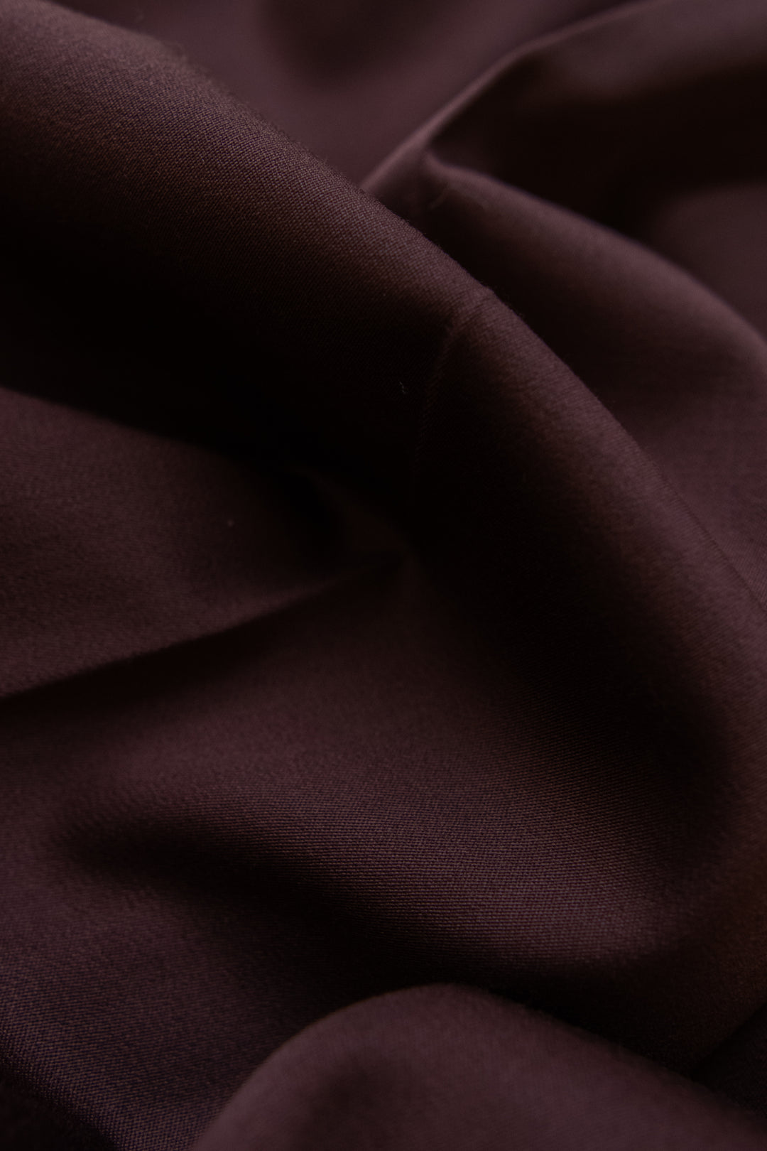 ALPINIA DARK BURGUNDY FINE WOOL WIDE-LEG SUIT PANTS