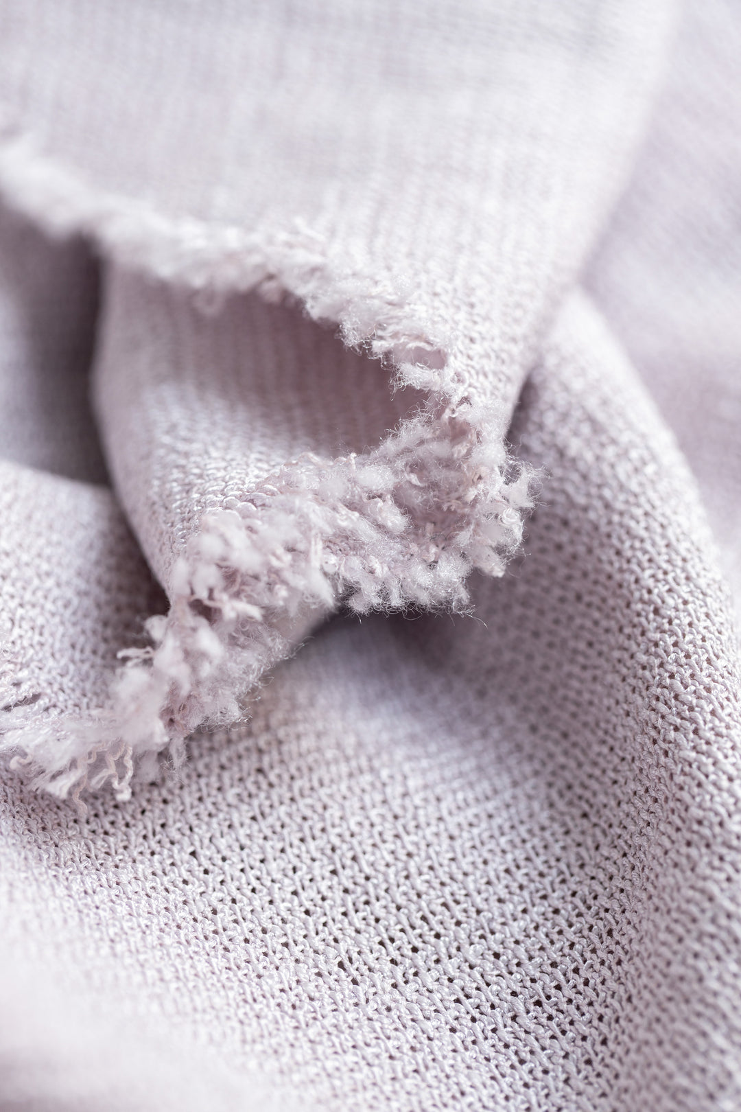 JASMINUM PALE LAVENDER TEXTURED WOOL-SILK MIDI SKIRT