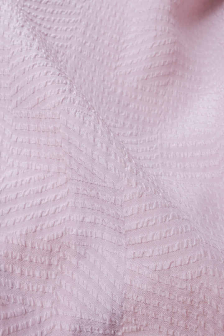 SENNA LAVENDER SILK JACQUARD SPAGHETTI STRAP DRESS