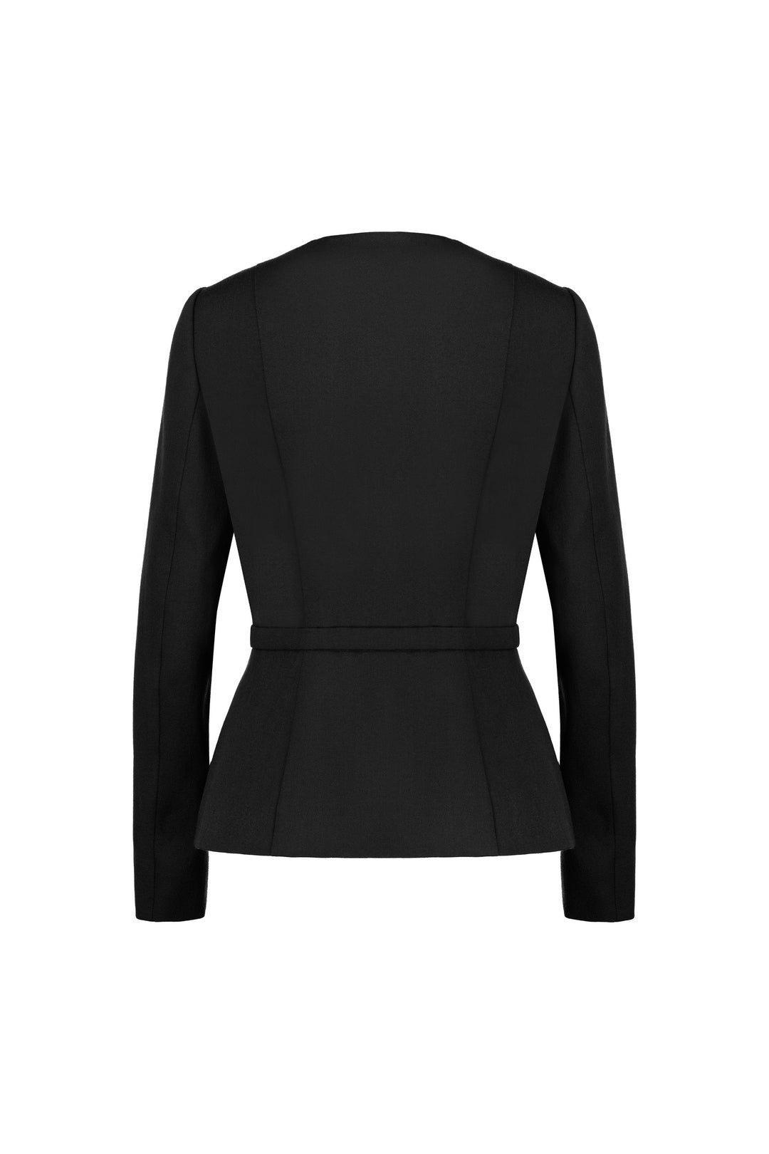 MEDINILLA BLACK FINE WOOL JACKET