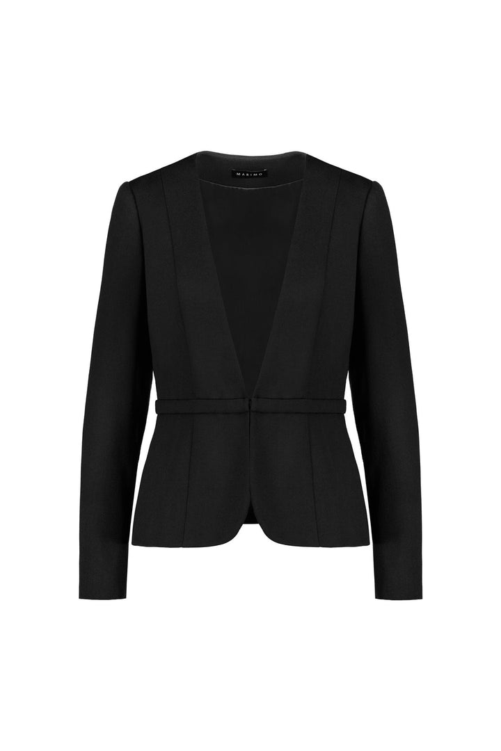 Medinilla black fine wool jacket for Porsché