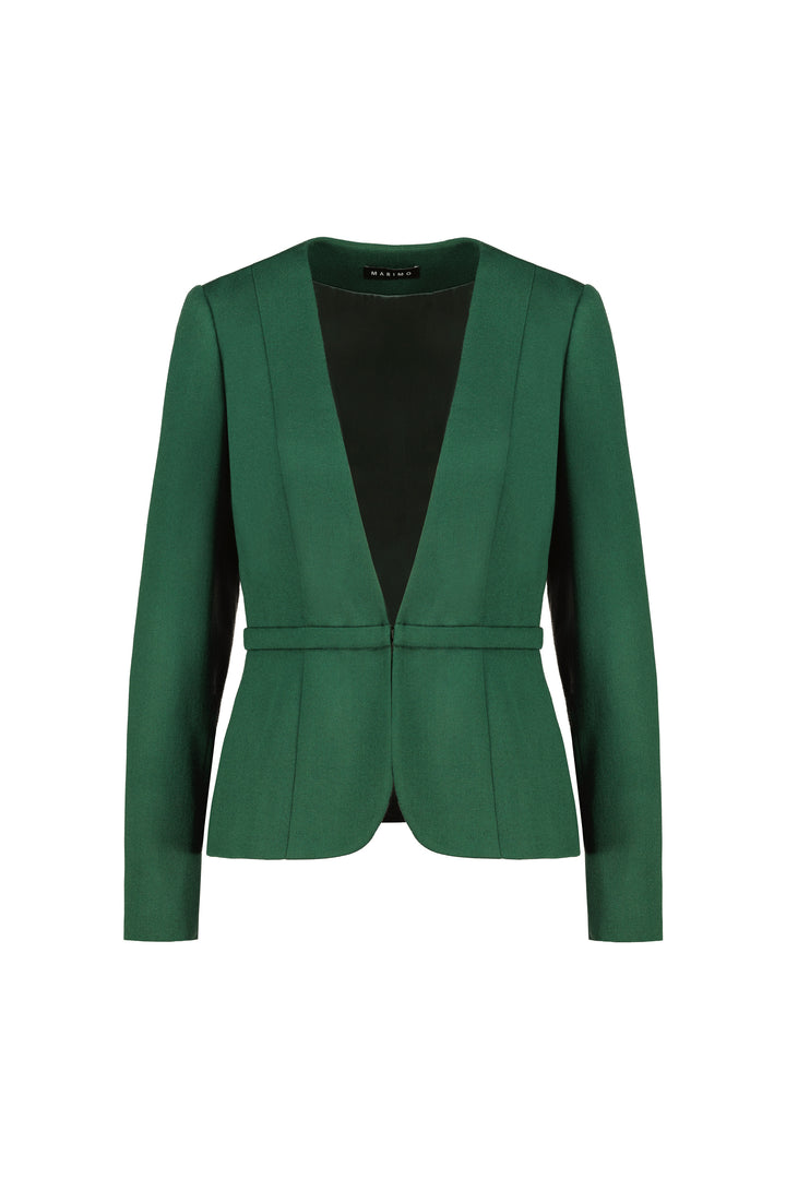 MEDINILLA FOREST GREEN WOOL JACKET