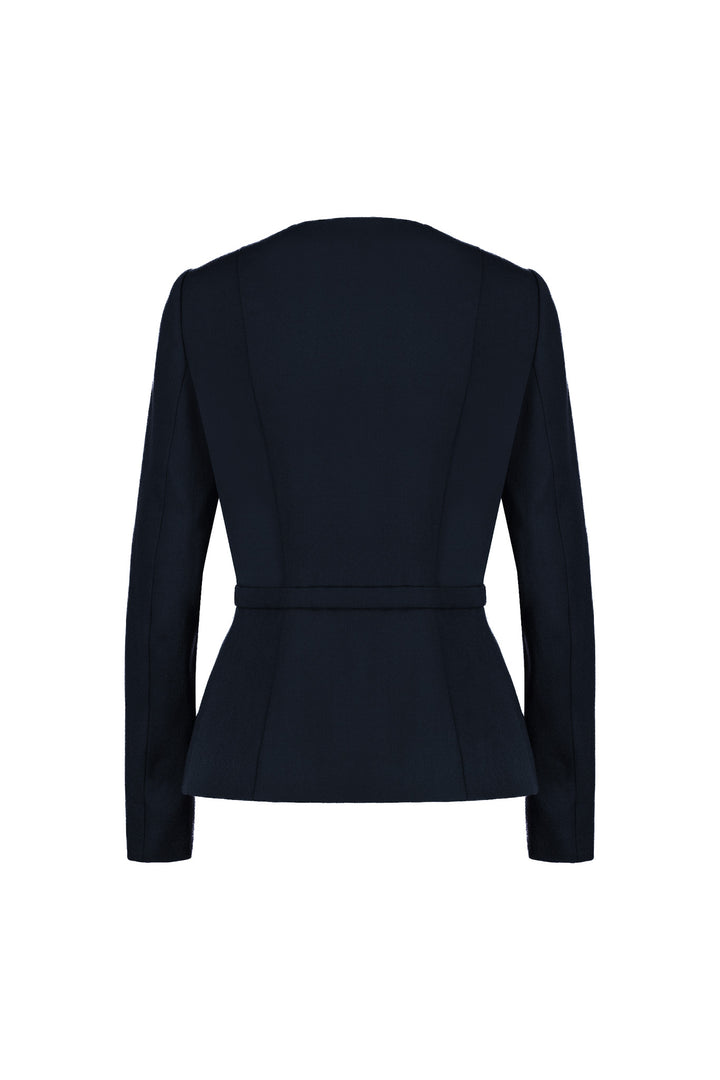 MEDINILLA NAVY FINE WOOL JACKET