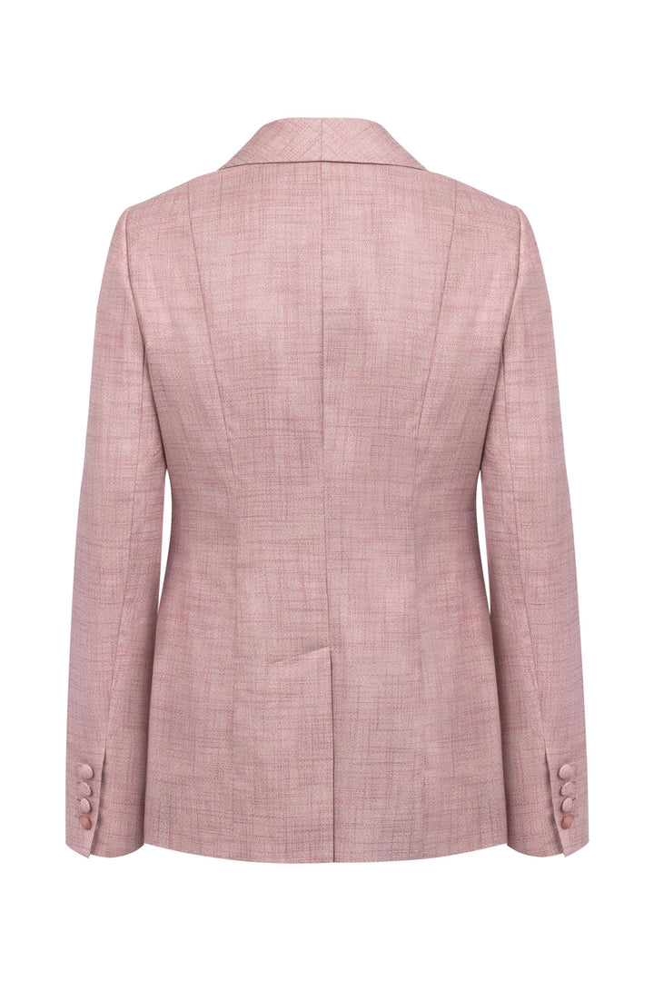 SOLANDRA DUSTY PINK BAMBOO BLAZER JACKET