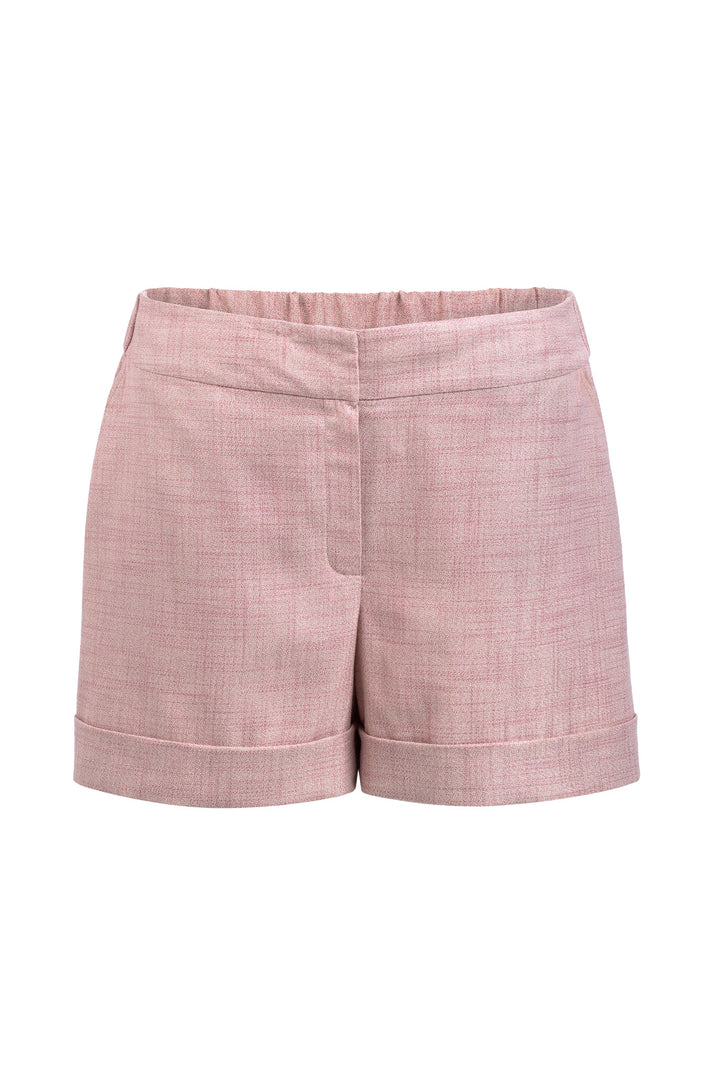 NOWELLIA DUSTY PINK BAMBOO SHORTS