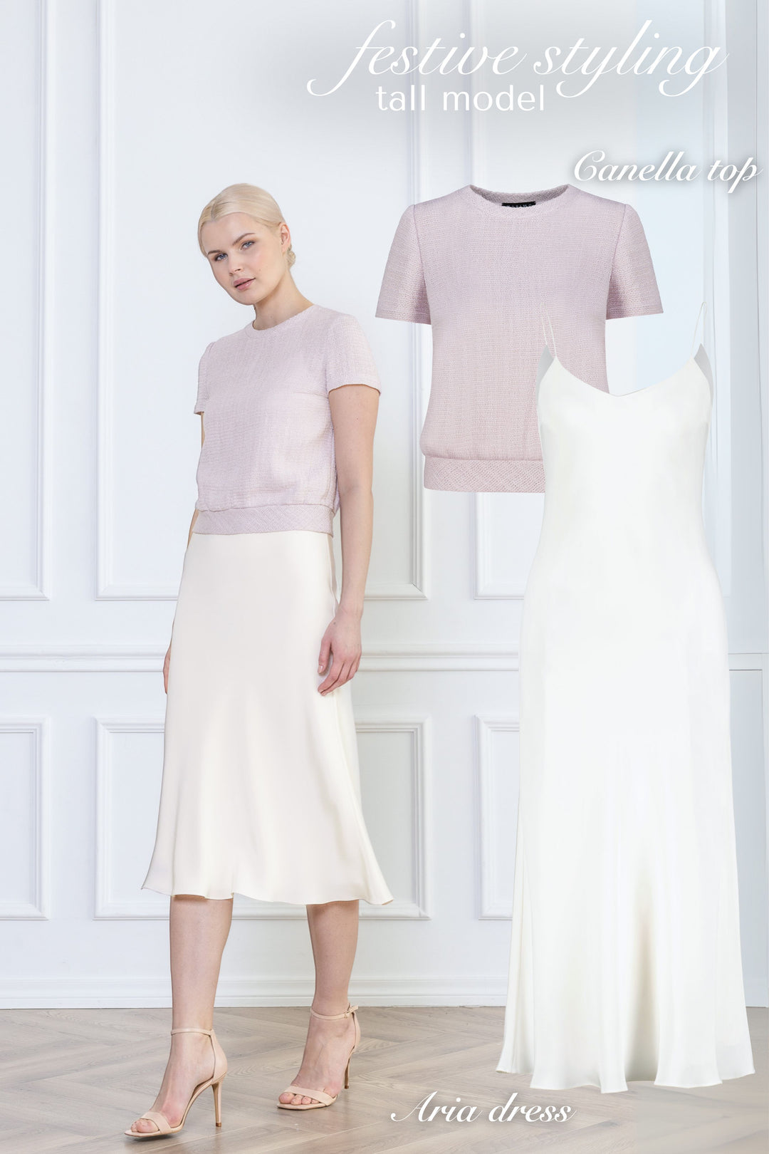 CANELLA PALE LAVENDER TEXTURED WOOL-SILK BLOUSE