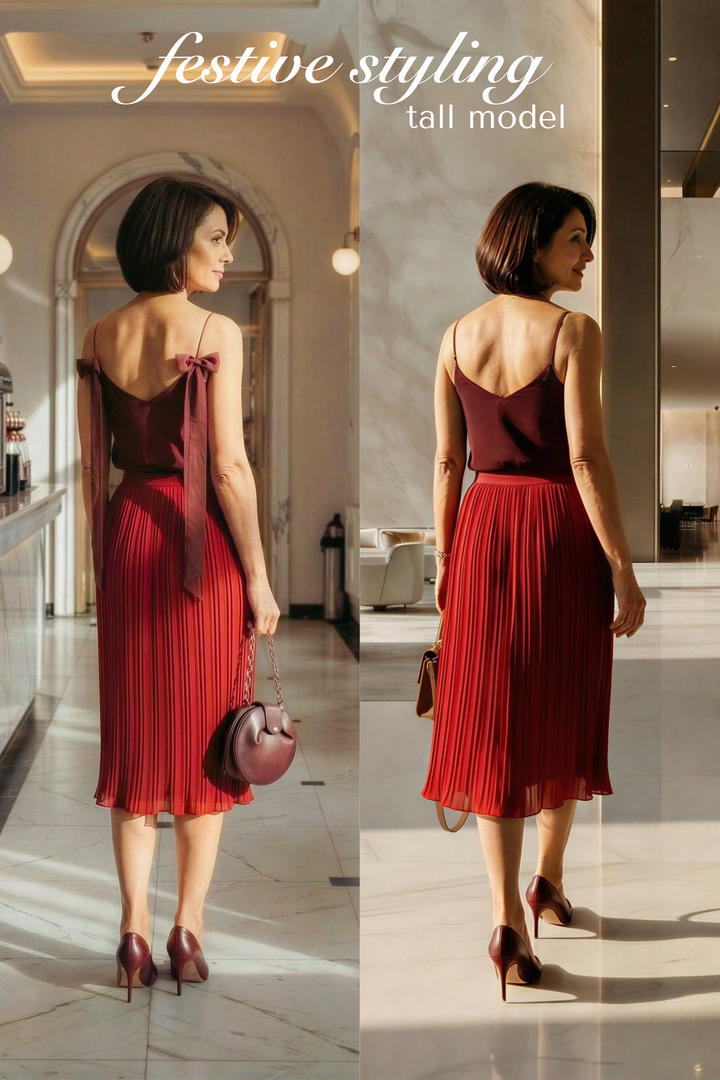 BASE CAPSULE WARDROBE SET: RED & BLACK