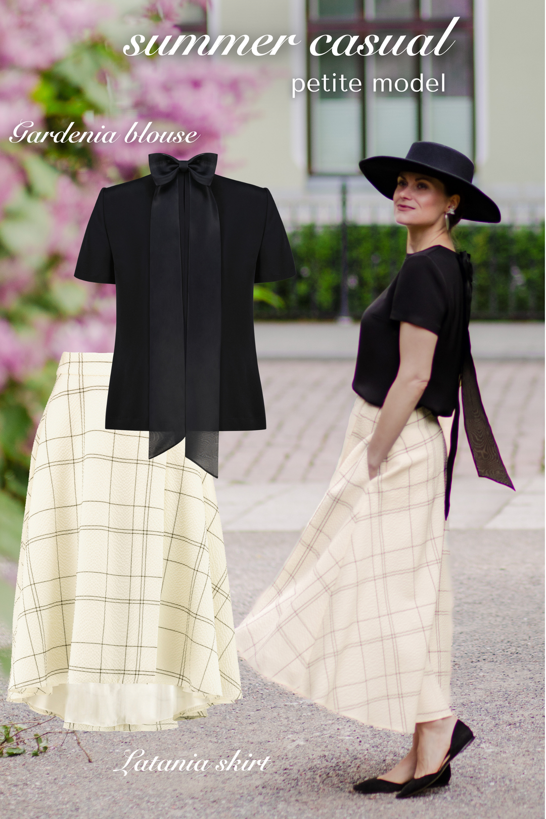 BASE CAPSULE WARDROBE SET: CREAM & BLACK