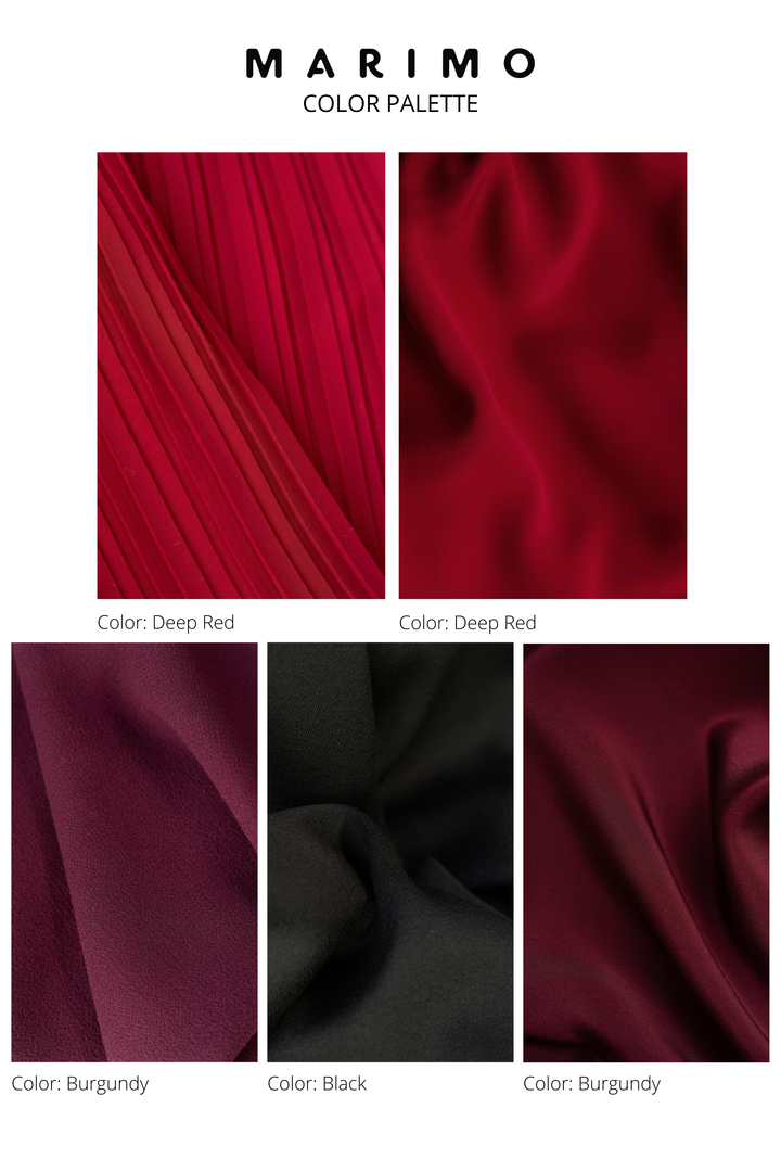 BASE CAPSULE WARDROBE SET: RED & BLACK