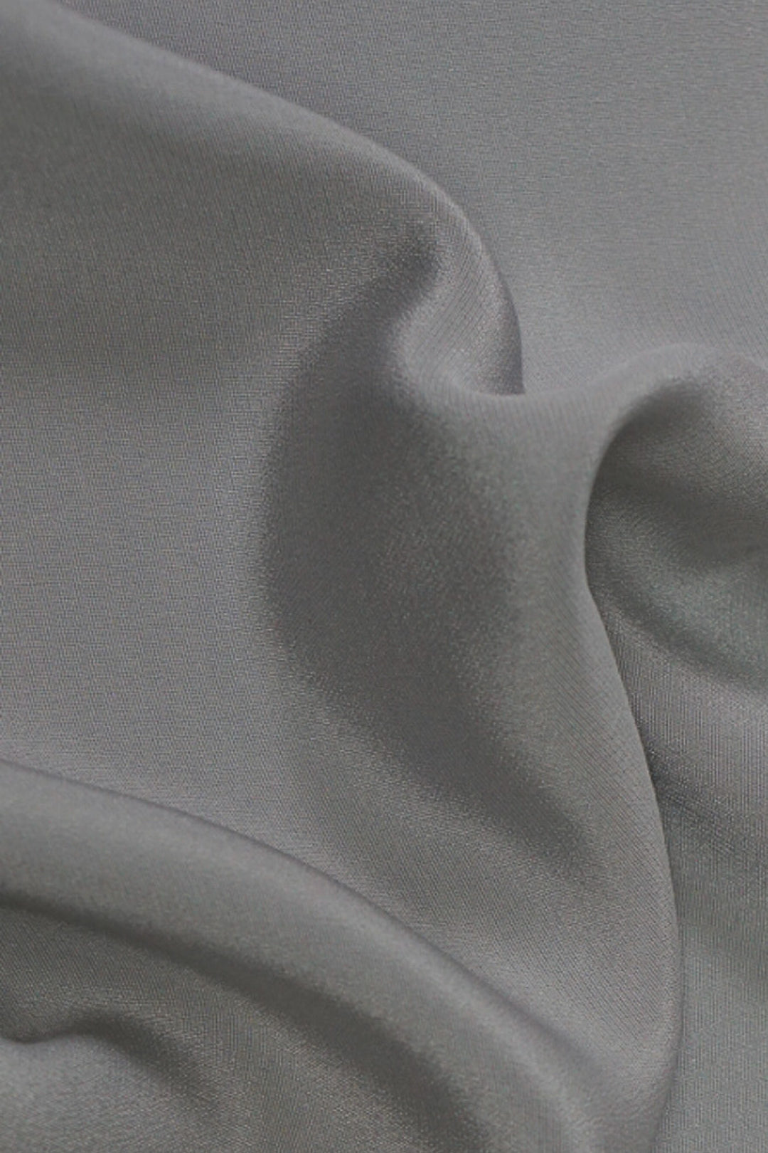 ARIA GRAY SILK SLIP DRESS WITH BOW DETAILS