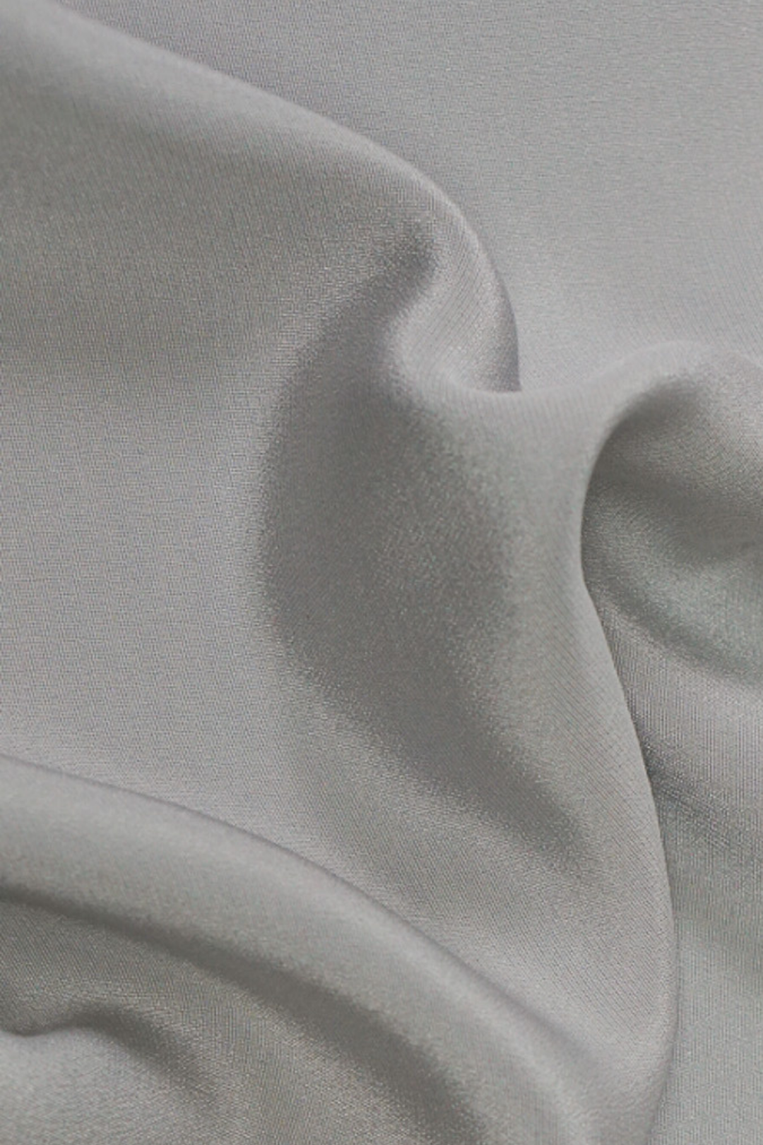 ARIA GRAY SILK SLIP DRESS WITH BOW DETAILS