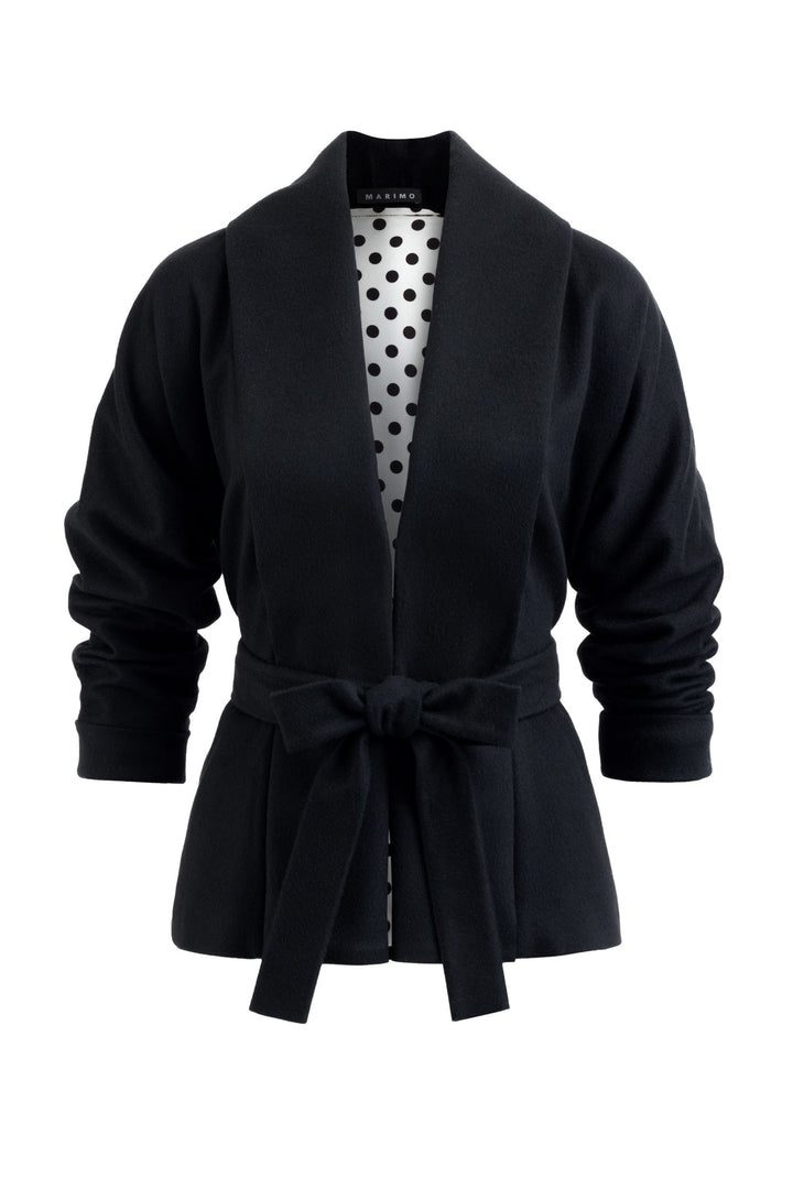 LINARIA BLACK LIGHTWEIGHT CASHMERE JACKET