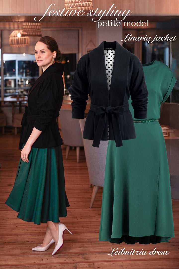 LINARIA BLACK LIGHTWEIGHT CASHMERE JACKET